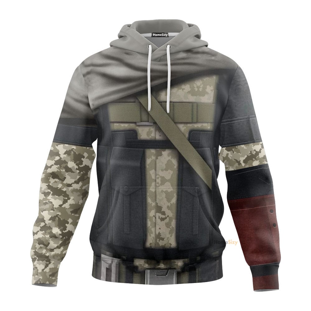 Metal Gear Big Boss Venom Snake Custom Cosplay Costume Hoodie QT206179Tf