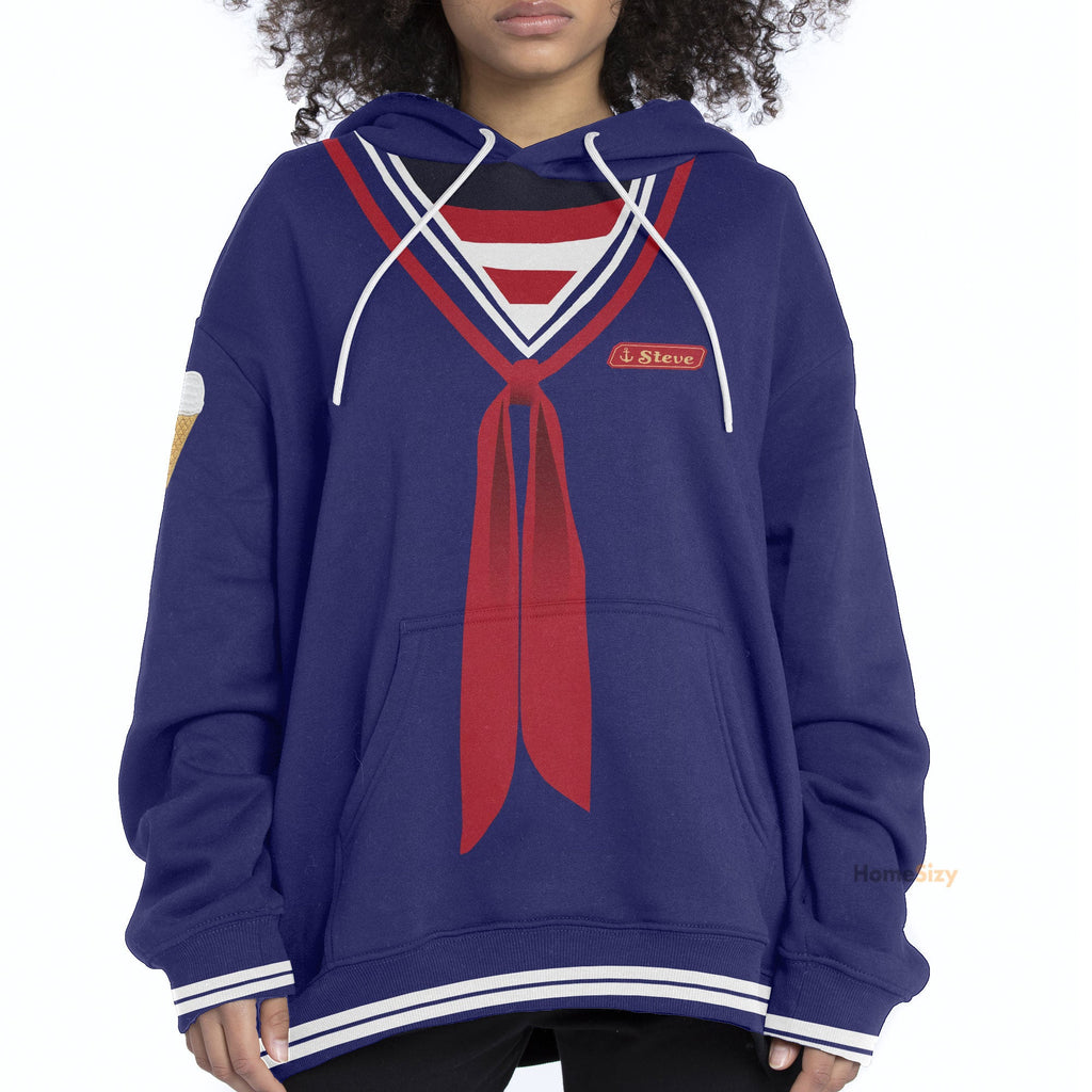 Film StTh Scoops Ahoy Steve Pullover Custom Cosplay Costume Hoodie QT205513Hf