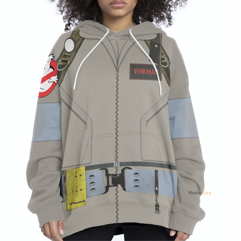 Ghostbusters 1984 Stantz Custom Cosplay Costume Hoodie QT210596Hf