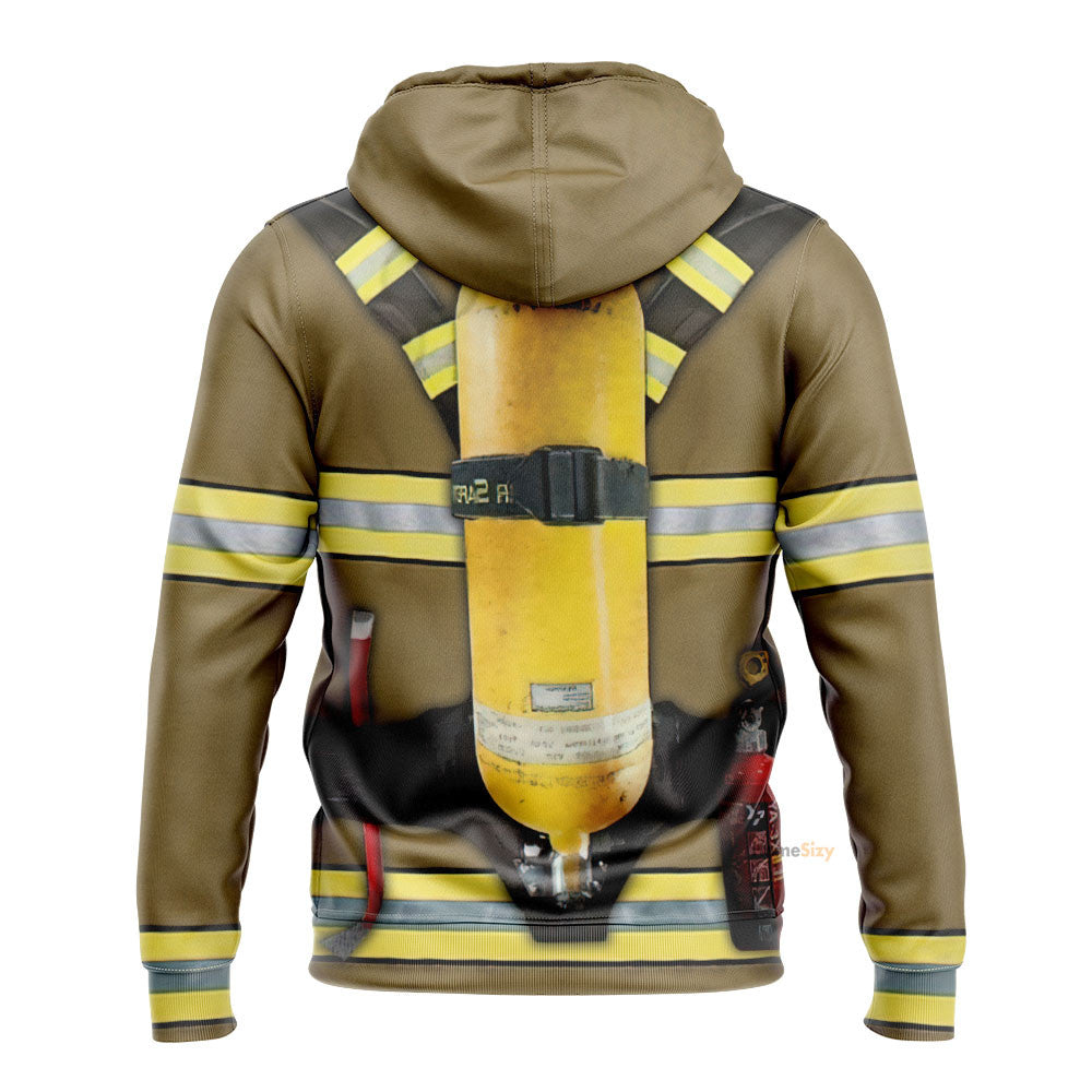 Cosplay Firefighter Custom Hoodie QT210423Hg