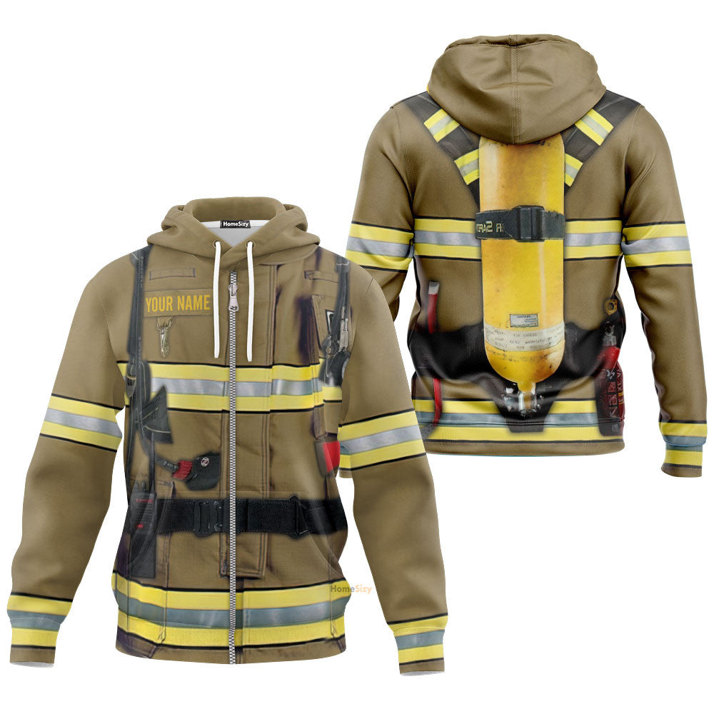 Cosplay Firefighter Custom Hoodie QT210423Hg