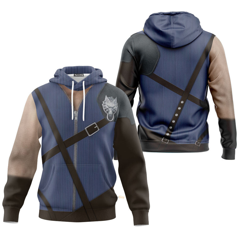 Cloud Strife Final Fantasy Custom Cosplay Costume Hoodie QT205131Hf