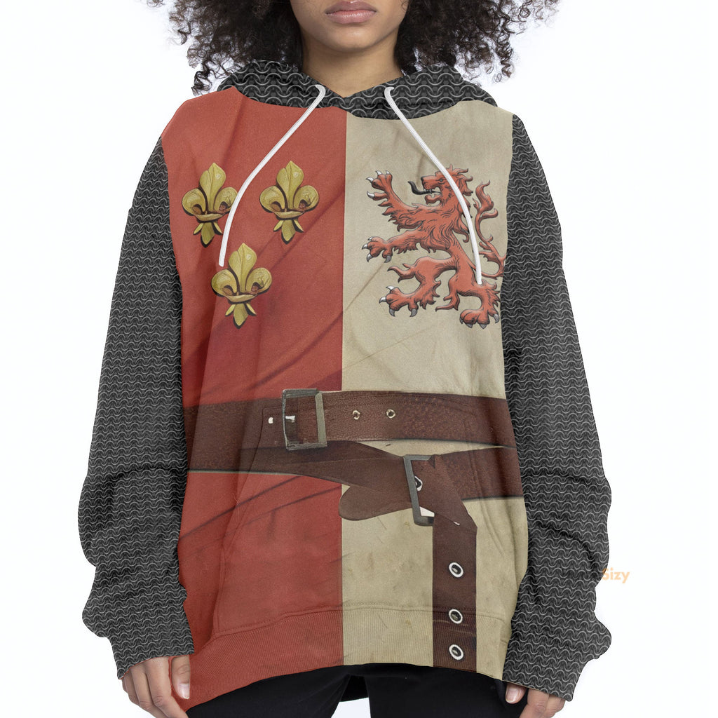 Hoodie Heraldic Knight Suit Custom Cosplay Costume Hoodie QT211482Hf