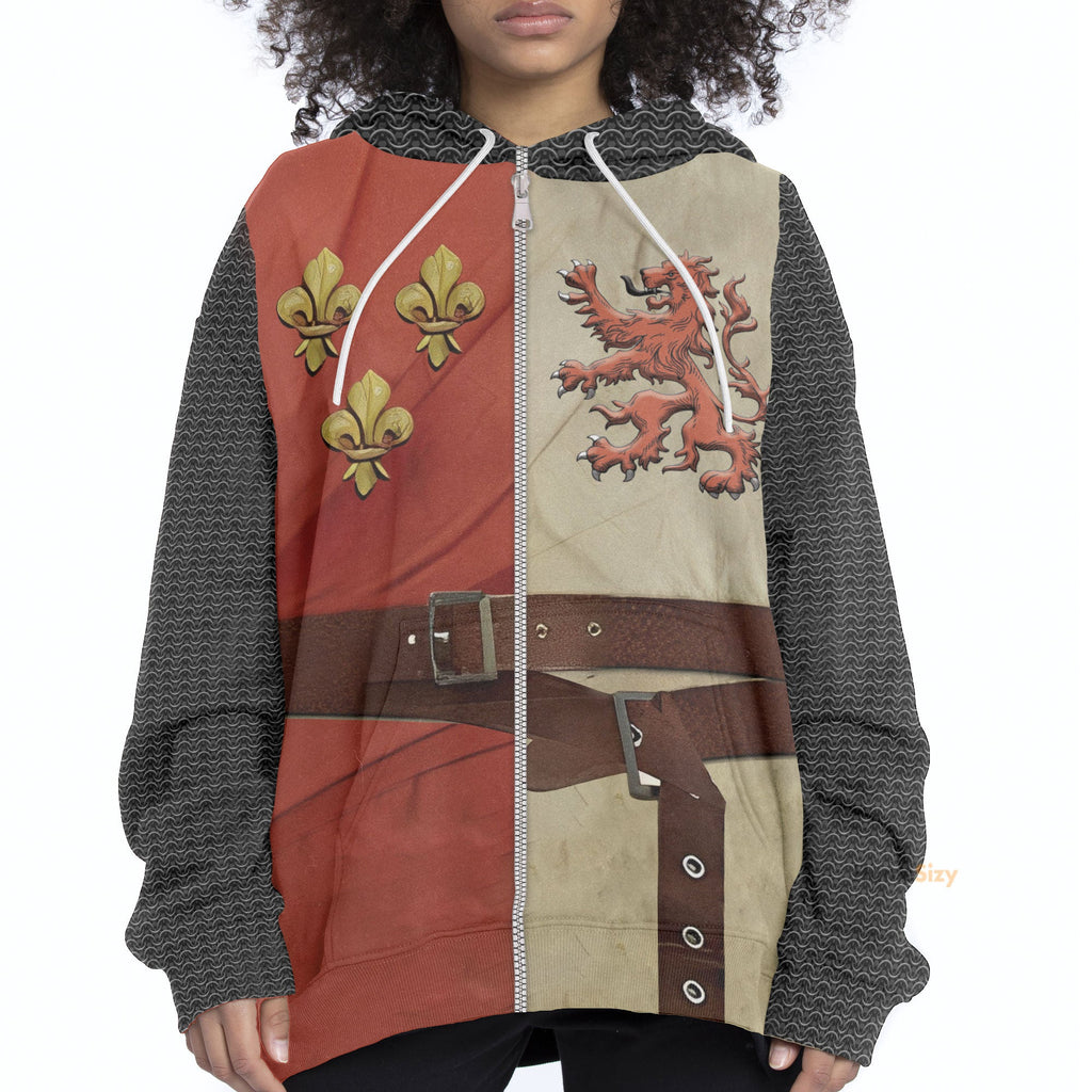 Hoodie Heraldic Knight Suit Custom Cosplay Costume Hoodie QT211482Hf