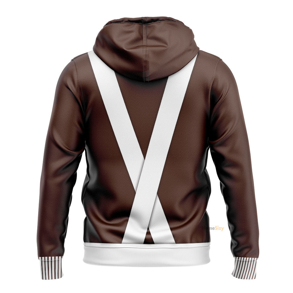 Willy Wonka Oompa Loompa Custom Cosplay Costume Hoodie QT205365Lb