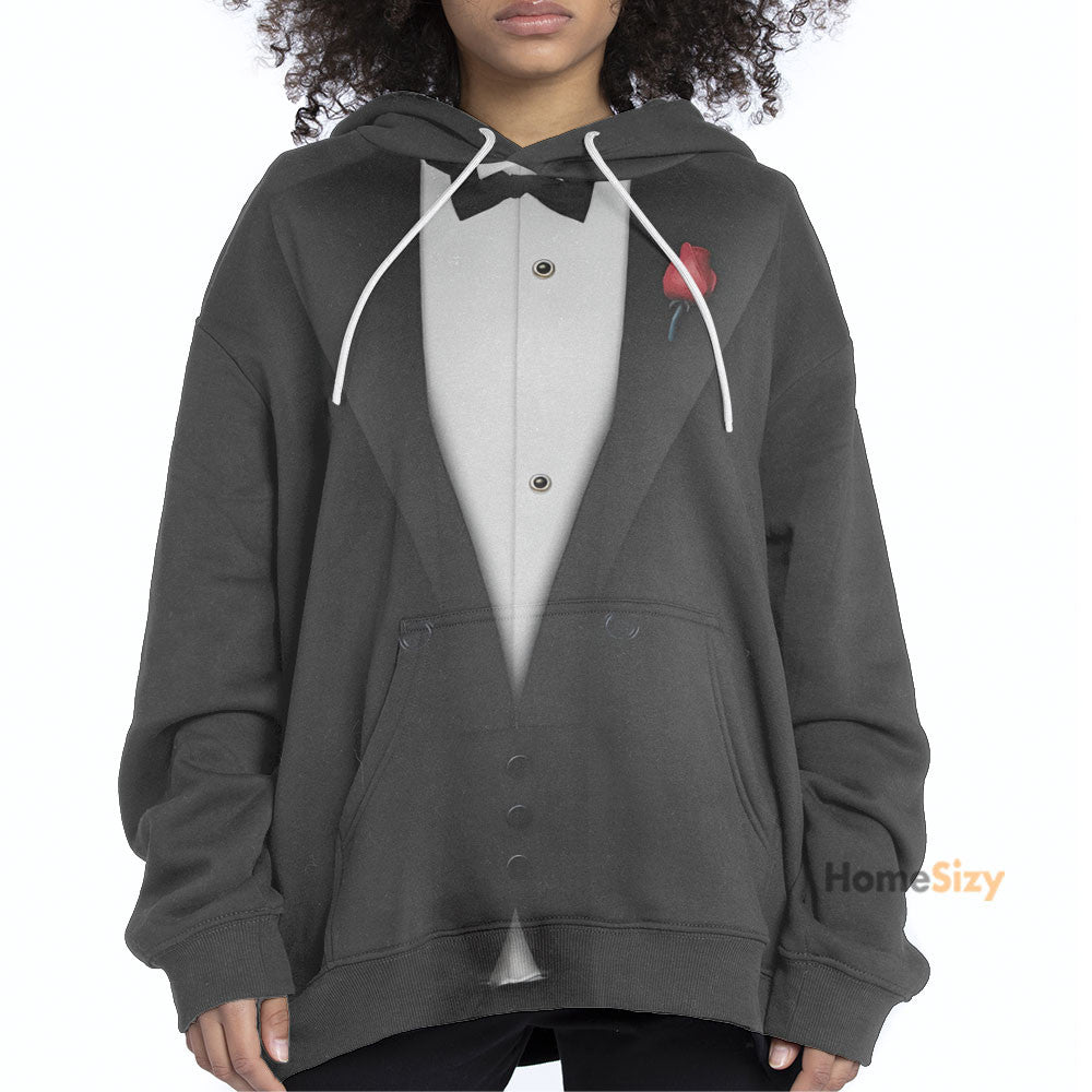 QT209112Hf Custom Cosplay Costume The God Jesusfather Zipped Hoodie Sweatshirt