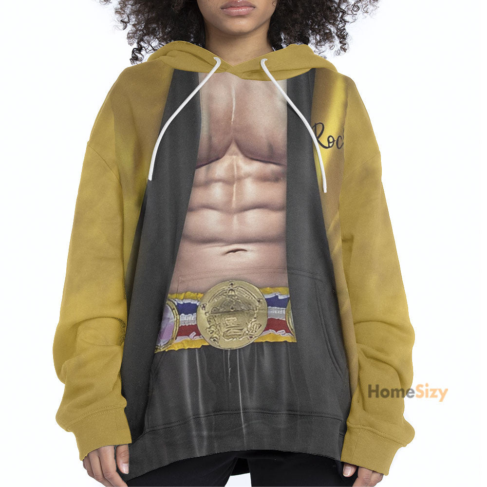 Custom Cosplay Costume Hoodies Rocky - Yellow Robe Suit QT211011Hf