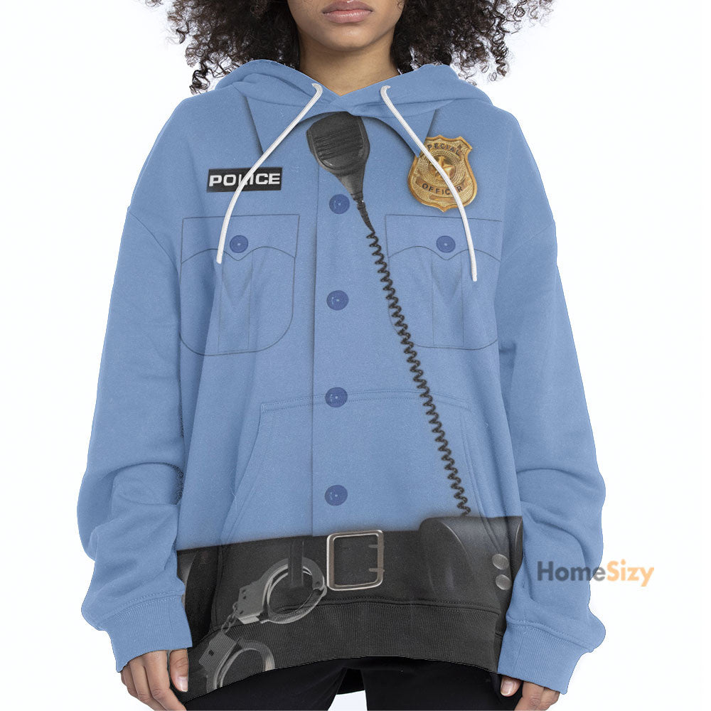 POLICE Custom Cosplay Costume T-shirt - Hoodies QT208657Hf