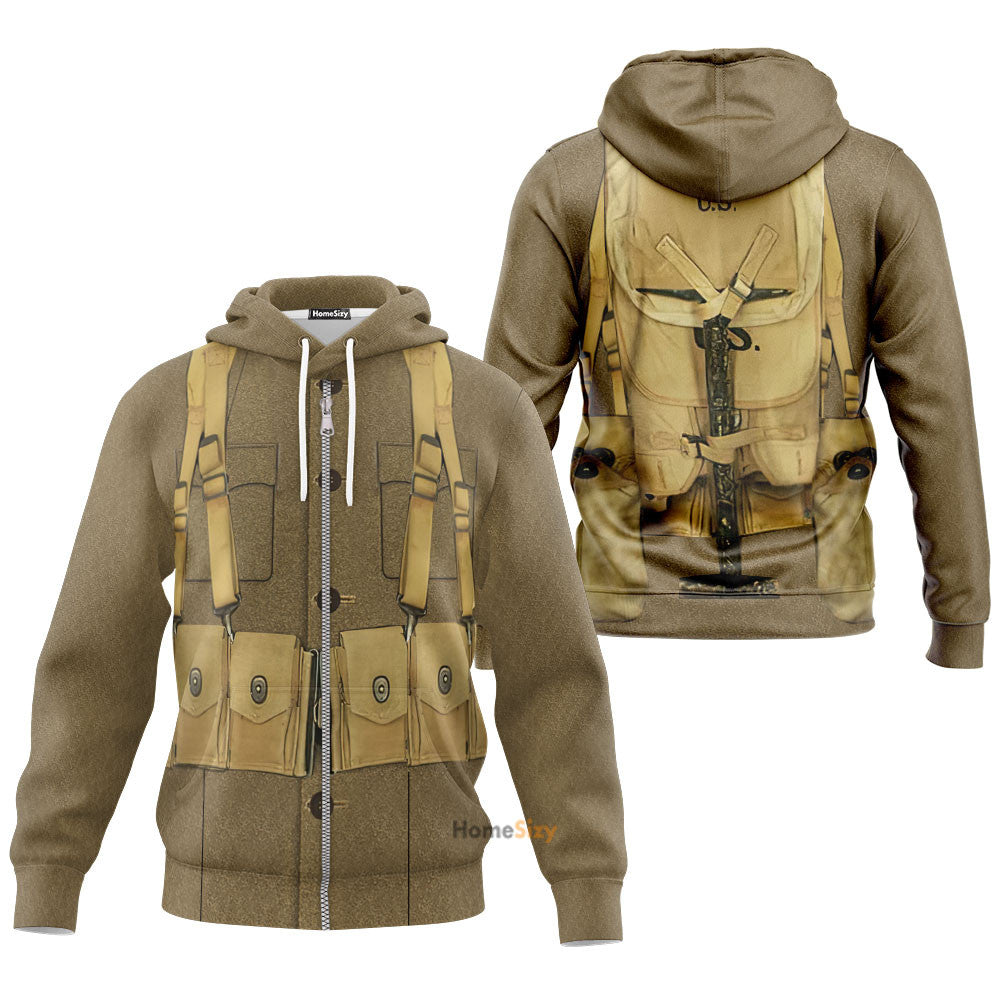 WWI Soldier Custom Cosplay Costume Hoodie QT210450