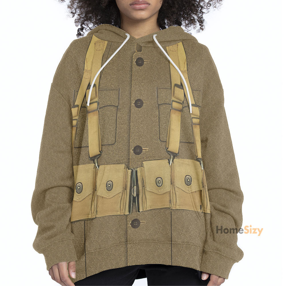 WWI Soldier Custom Cosplay Costume Hoodie QT210450