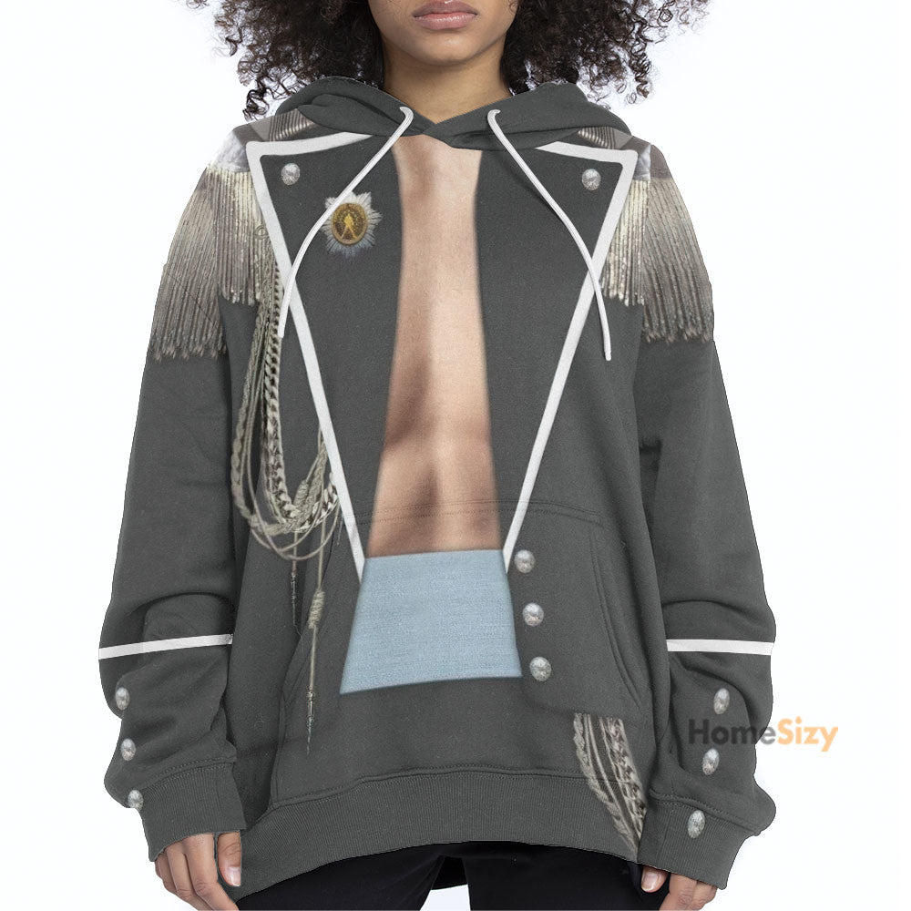 Freddie Mercury Custom Cosplay Costume Hoodie QT210508Hf