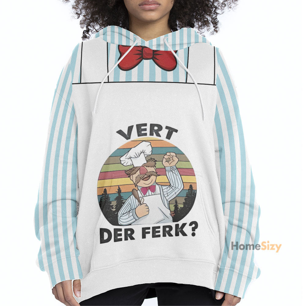 Swedish Chef Custom Cosplay Hoodie QT210128Tf
