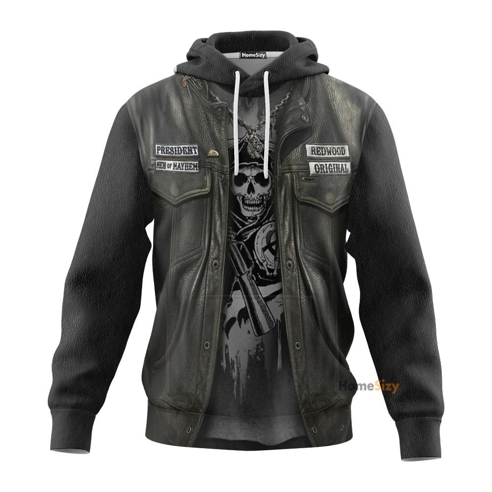 Biker Allover Custom Cosplay Costume Hoodie QT206150Hf