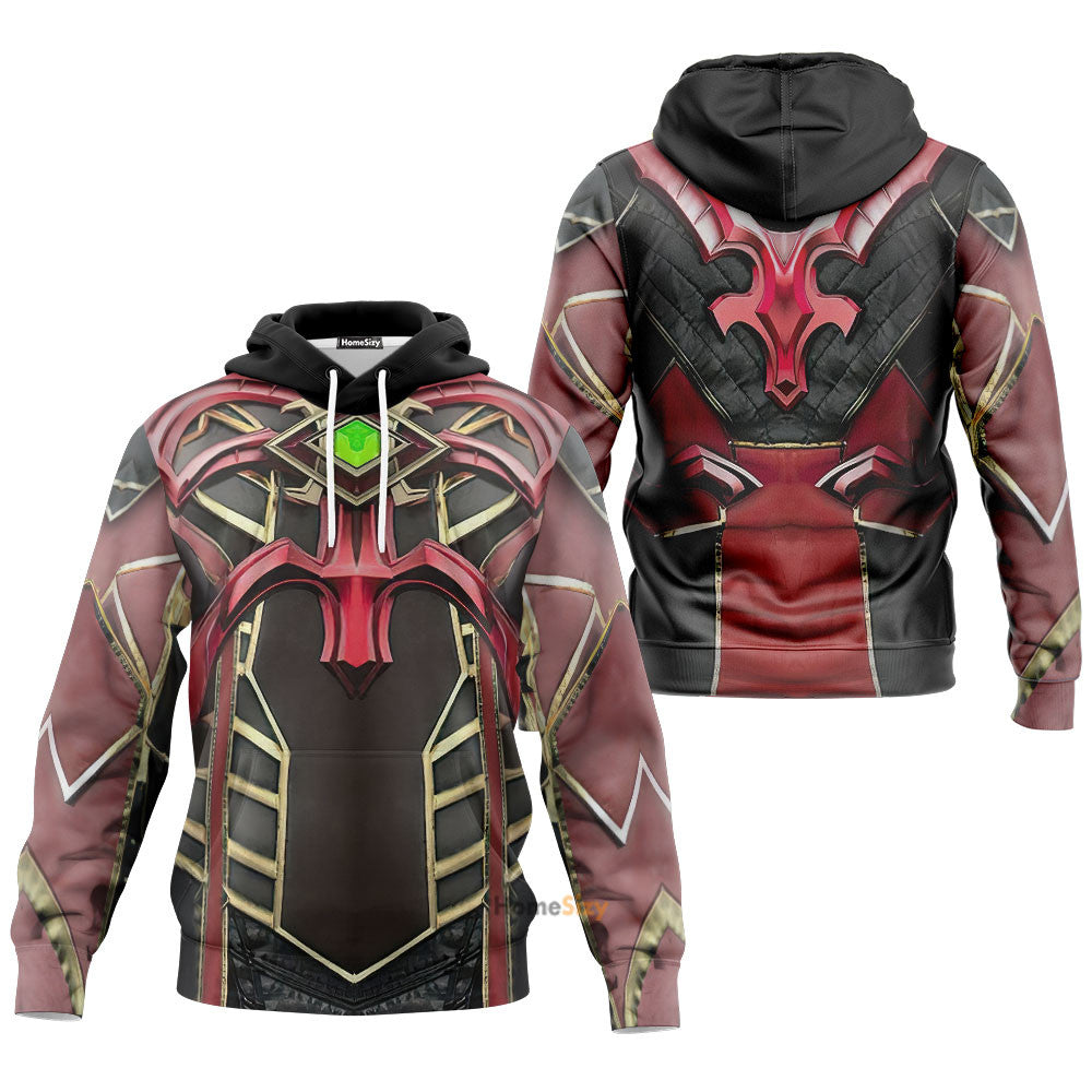 Mortal Kombat Ermac Custom Cosplay Costume Hoodie QT211247Tf