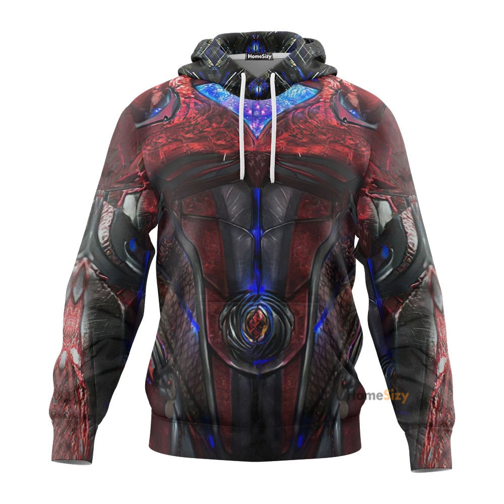 Red Power Ranger 2017 Custom Cosplay Costume Hoodie QT205181Hf