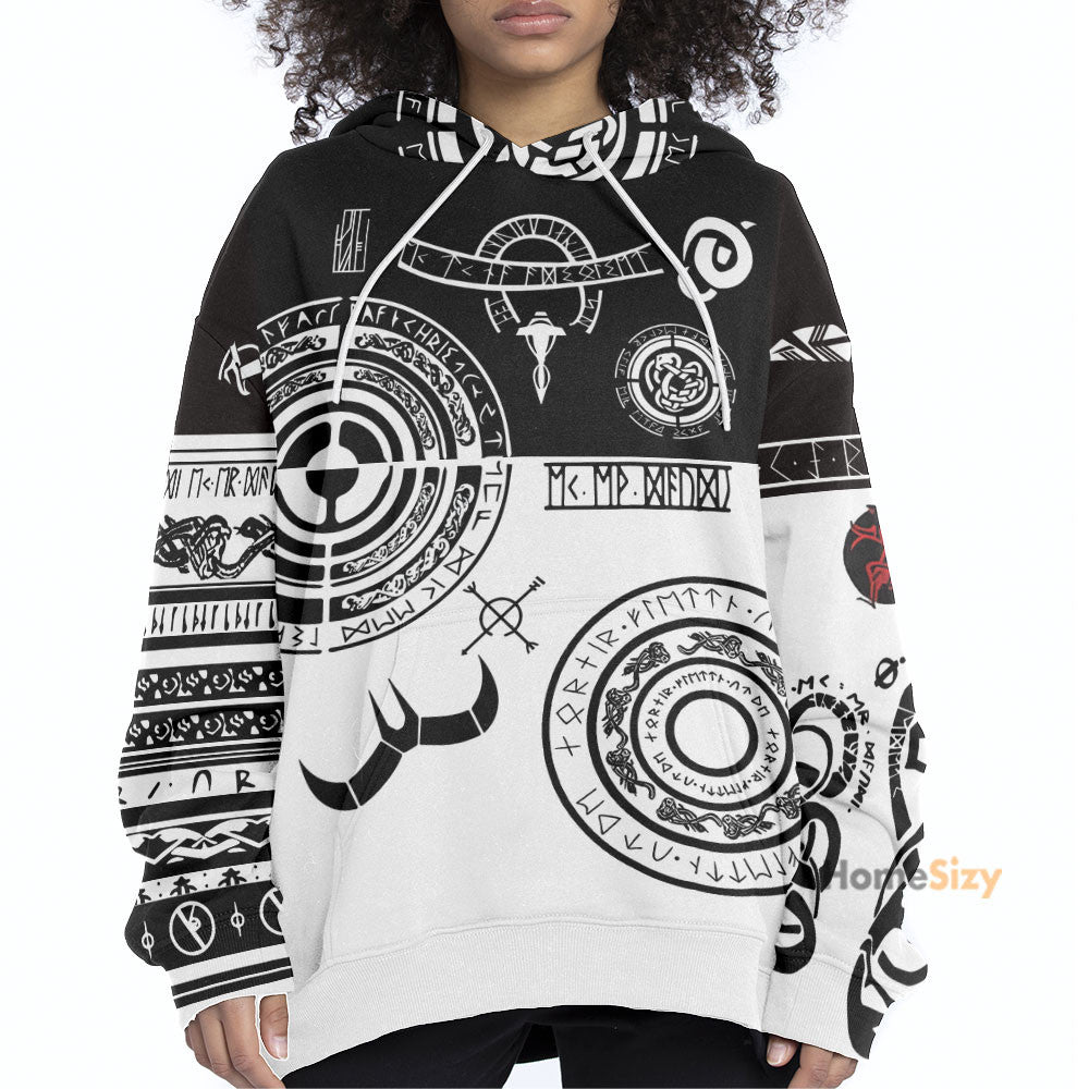 Baldur Tattoo Art Hoodie QT301025Hf