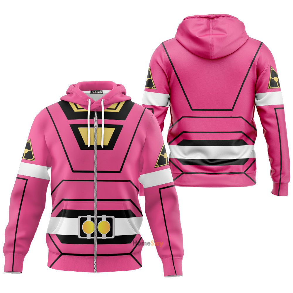 Power Rangers TurZK Pink Ranger Custom Cosplay Costume Hoodie QT207274Hg