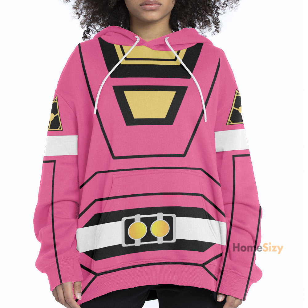 Power Rangers TurZK Pink Ranger Custom Cosplay Costume Hoodie QT207274Hg