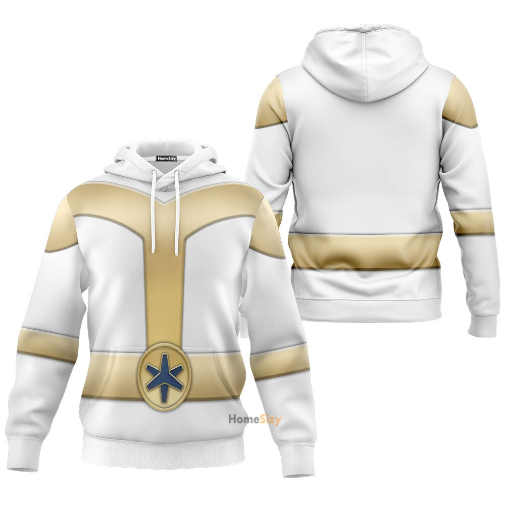 Power Rangers Lightspeed Rescue Titanium Ranger Custom Cosplay Costume Hoodie QT210520Hg