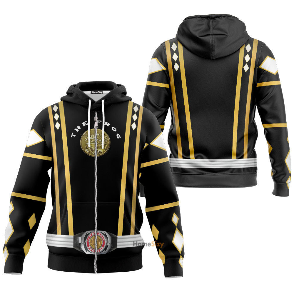 MMPR Ninjetti Upgrade Version ZKack Frog Custom Cosplay Costume Hoodie QT208663Hf