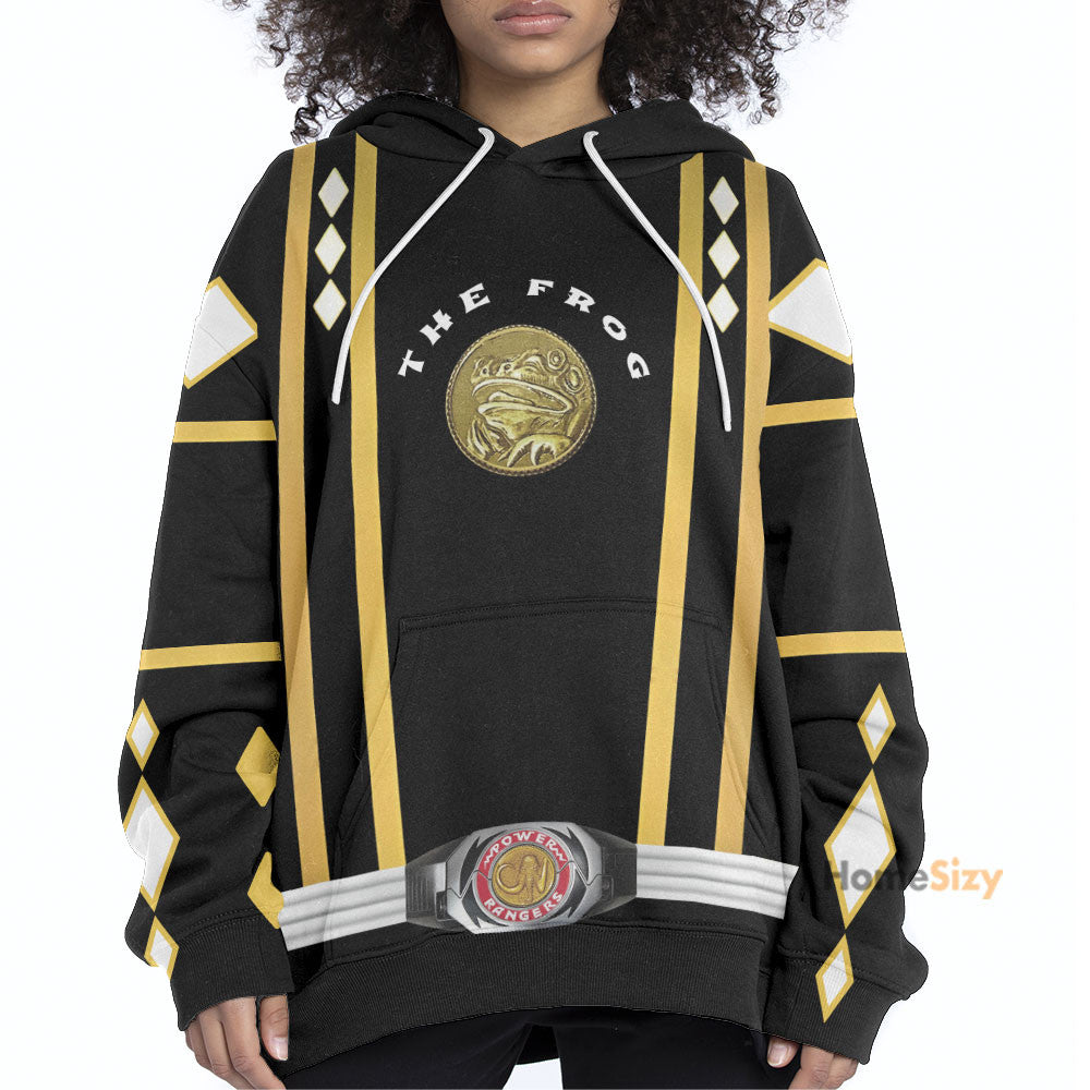 MMPR Ninjetti Upgrade Version ZKack Frog Custom Cosplay Costume Hoodie QT208663Hf