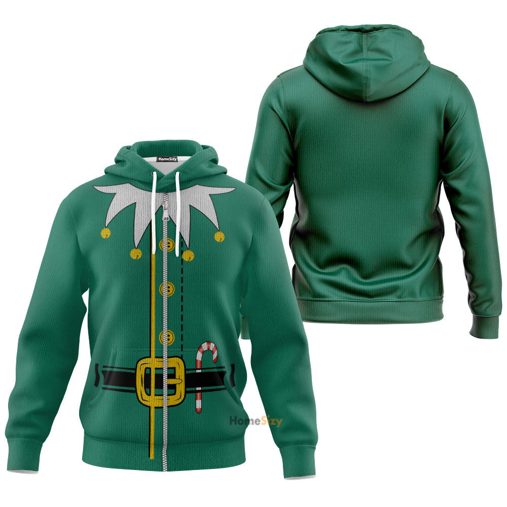 Elf Christmas - Christmas Gift For Adults - Cosplay Costume Hoodie QT309213