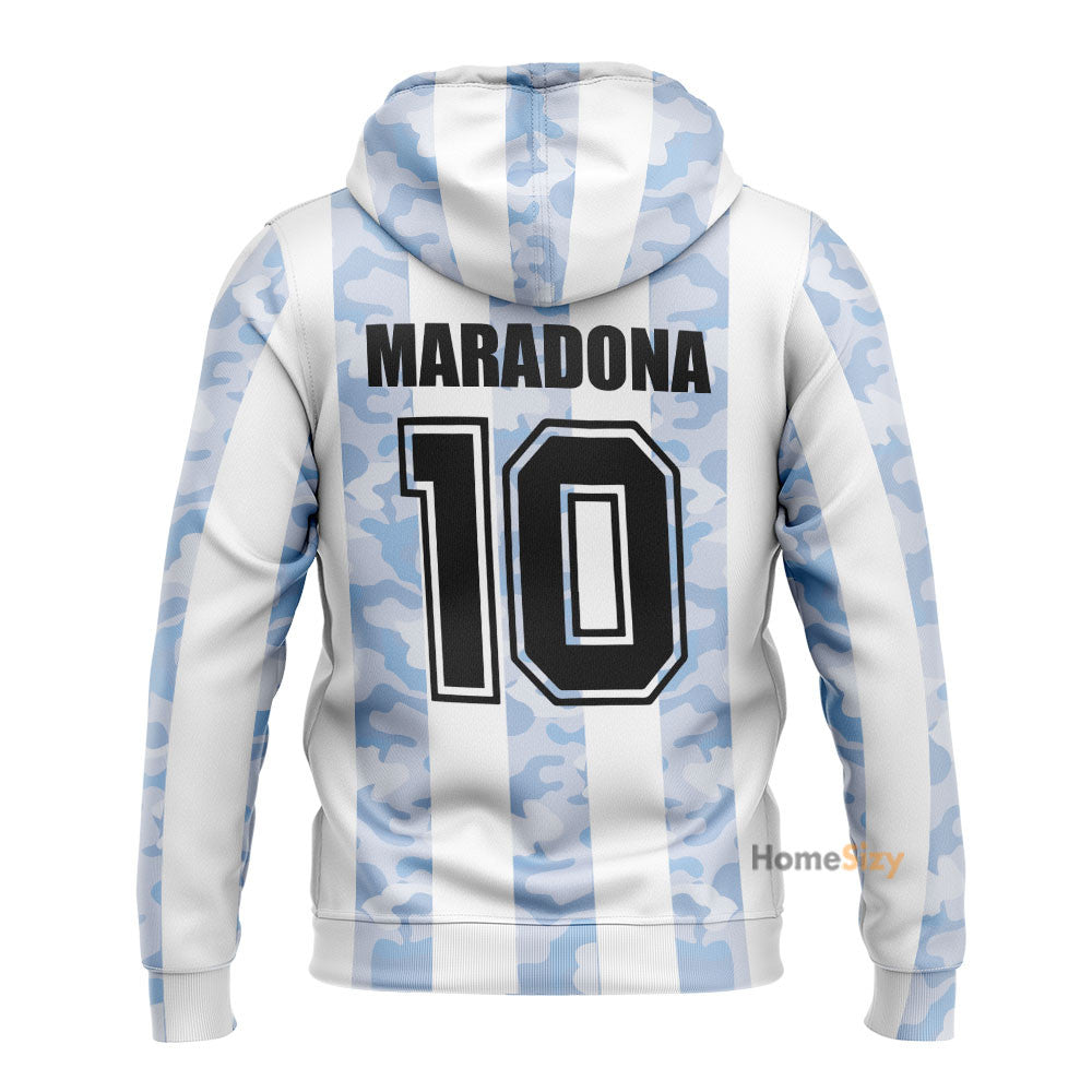 Diego Maradona Home Jersey - Cosplay Costume Hoodie QT305073