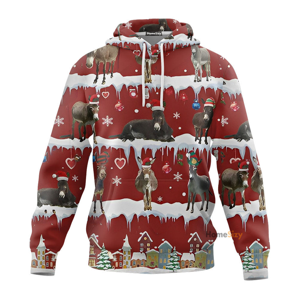 Donkey Christmas - Custom Hoodie QT211207