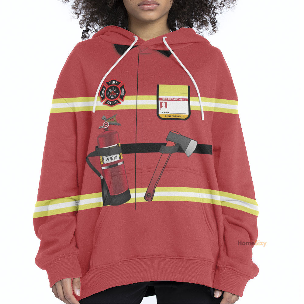 Firefighter Suit Custom Cosplay Costume - Hoodies QT308546