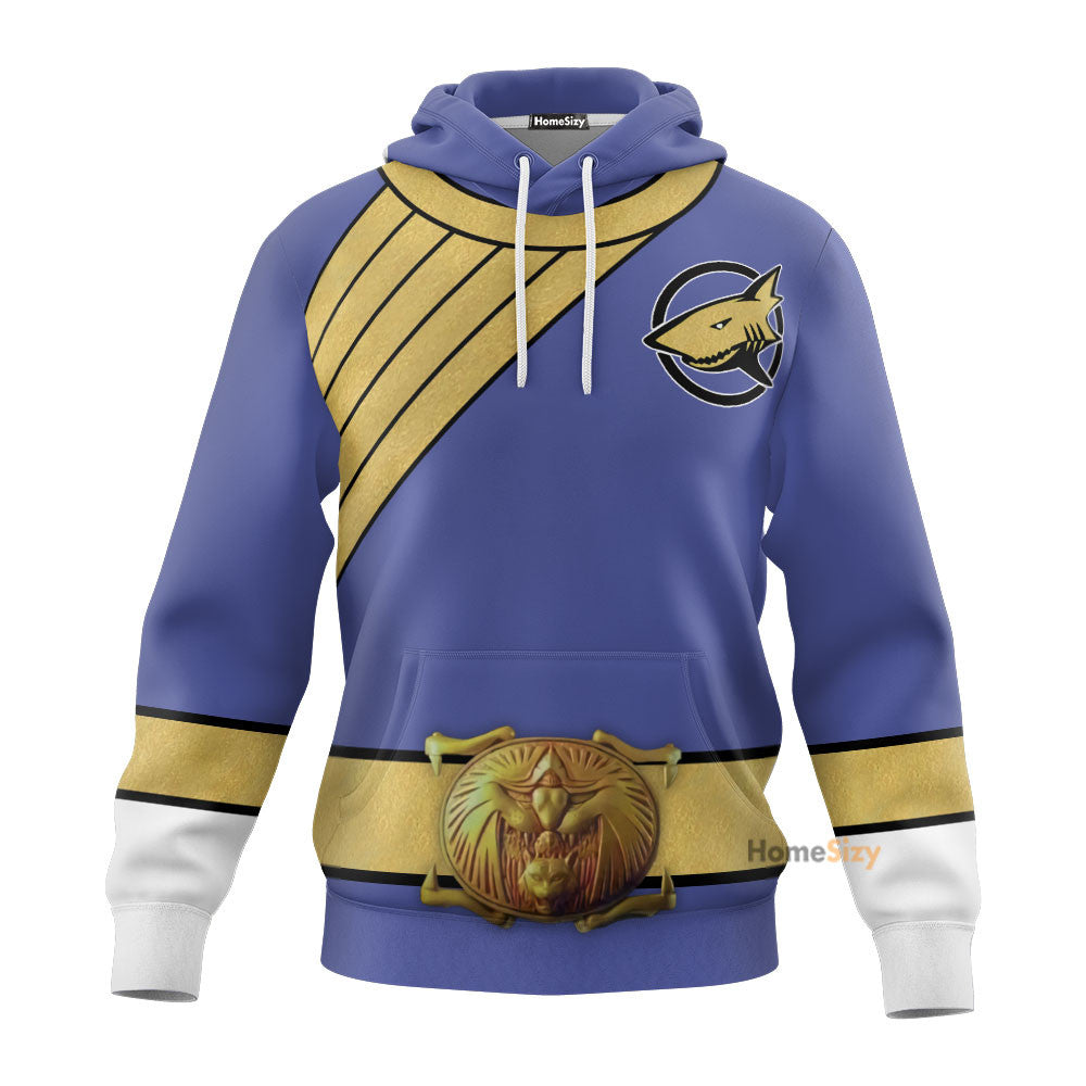 Blue Wild Force Ranger Custom Cosplay Costume Hoodie QT210354Hf
