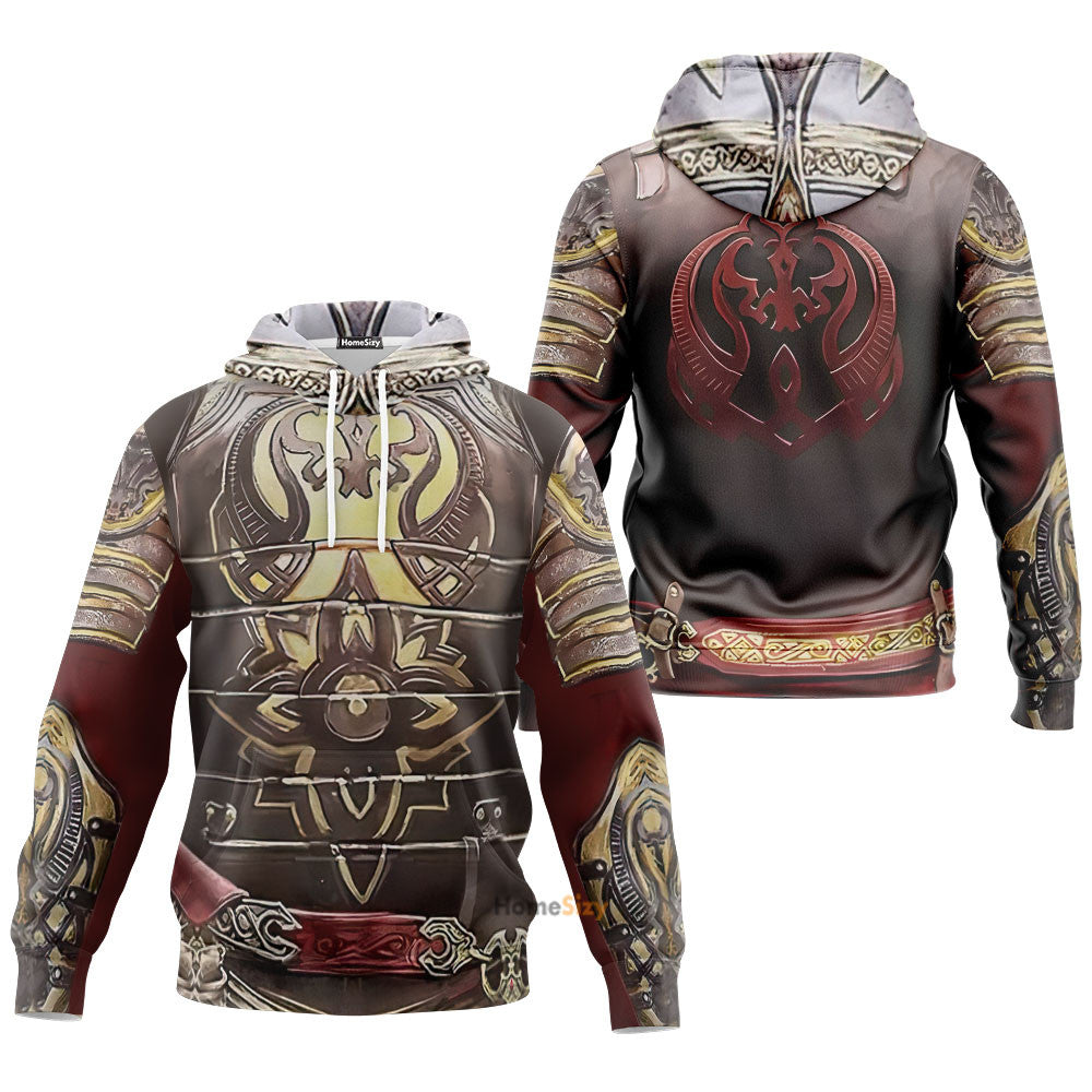 King Theoden Custom Cosplay Costume Zip Hoodie Sweatshirt QT301082Hf
