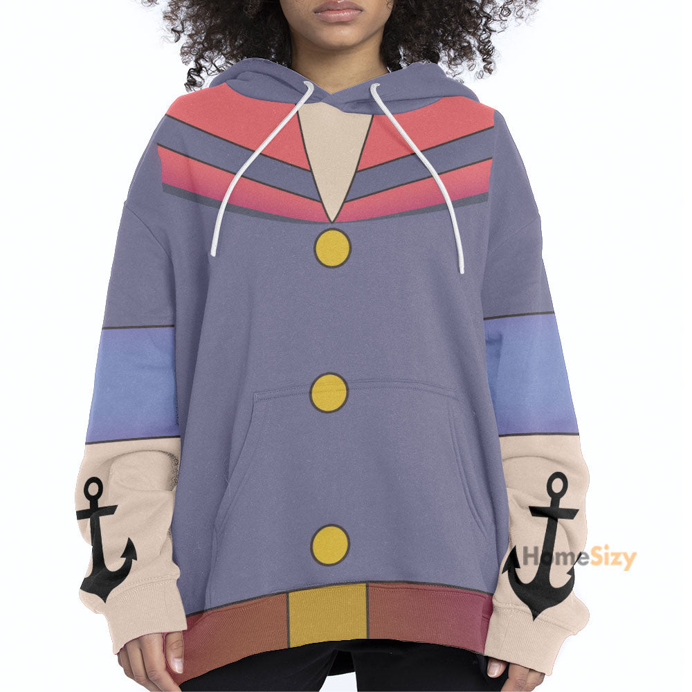 Popeye Custom Cosplay Costume Hoodie QT210598Hf