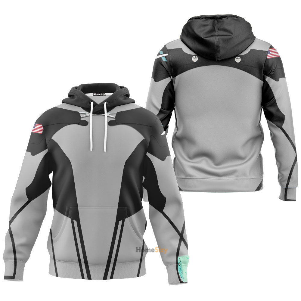 SpaceX Spacesuit Custom Cosplay Costume Hoodie QT210130Hg