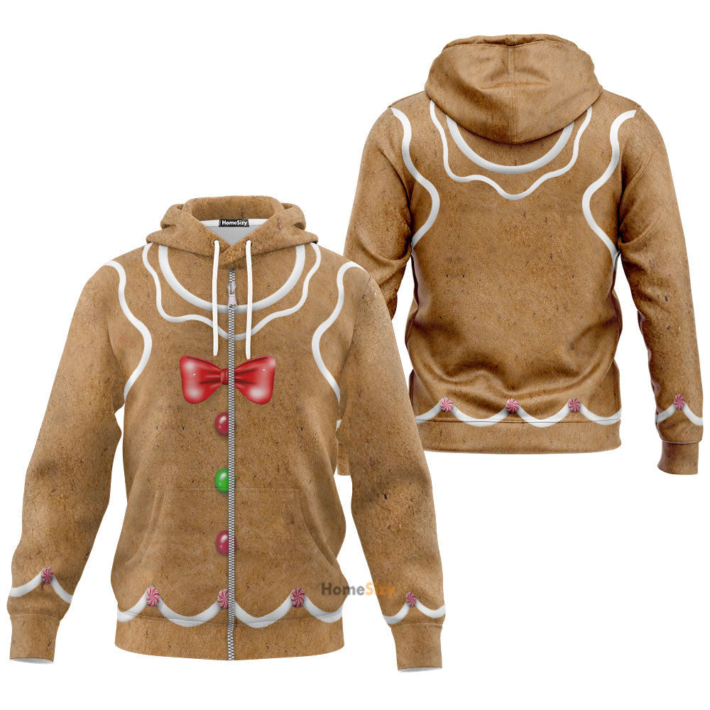 Gingerbread Christmas - Cosplay Costume Hoodie QT204218