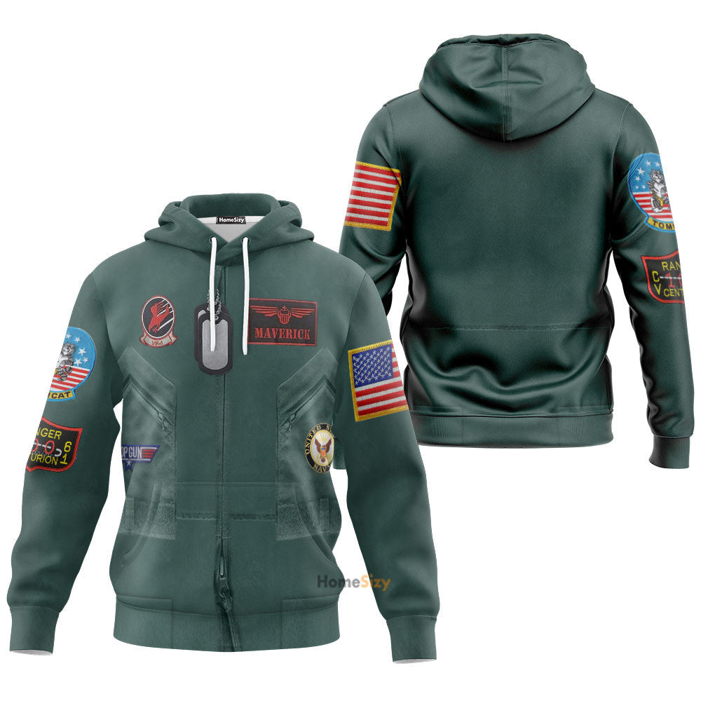 MAVERICK Custom Cosplay Costume Sweatshirt Hoodie QT209237Hg