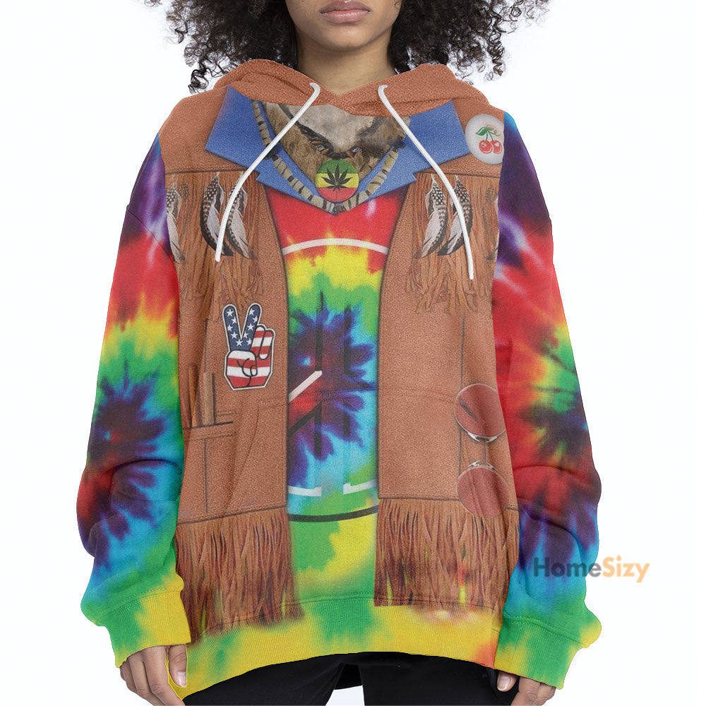 Hippie Custom Cosplay Costume Hoodie Sweatshirt QT208555Tf