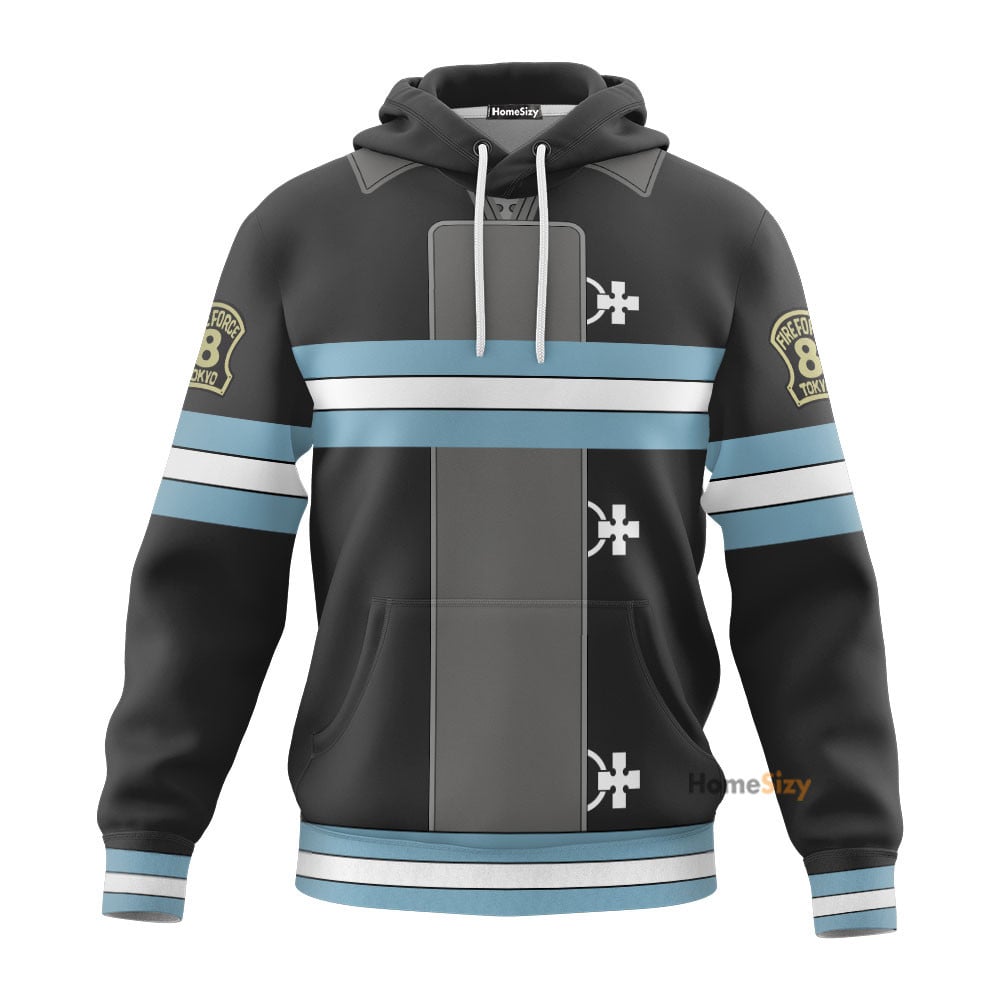Fire Force Company 8 - Gift For Anime Fans - Cosplay Costume Hoodie QT205492