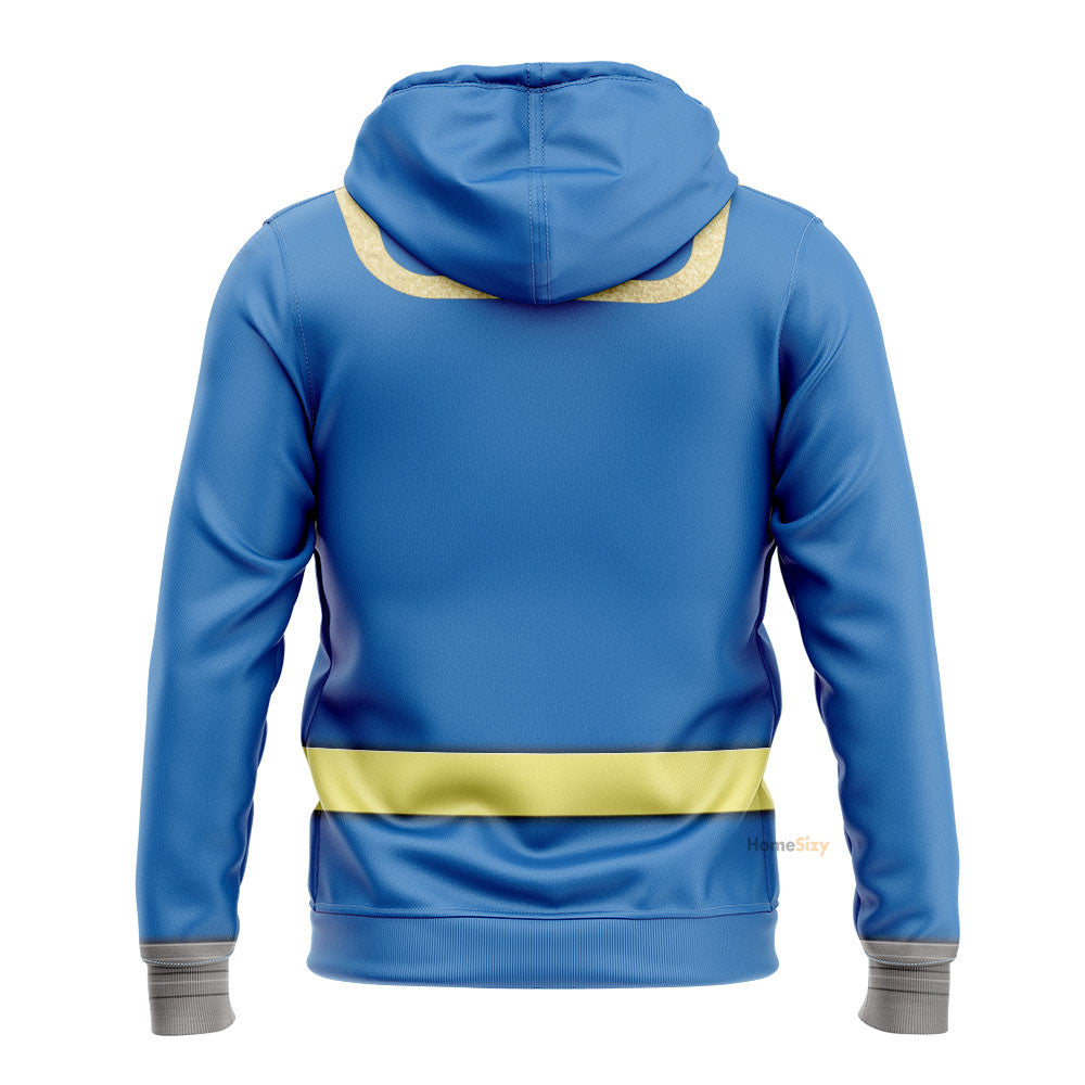 Power Rangers Super Megaforce Blue Ranger - Cosplay Costume Hoodie QT312053