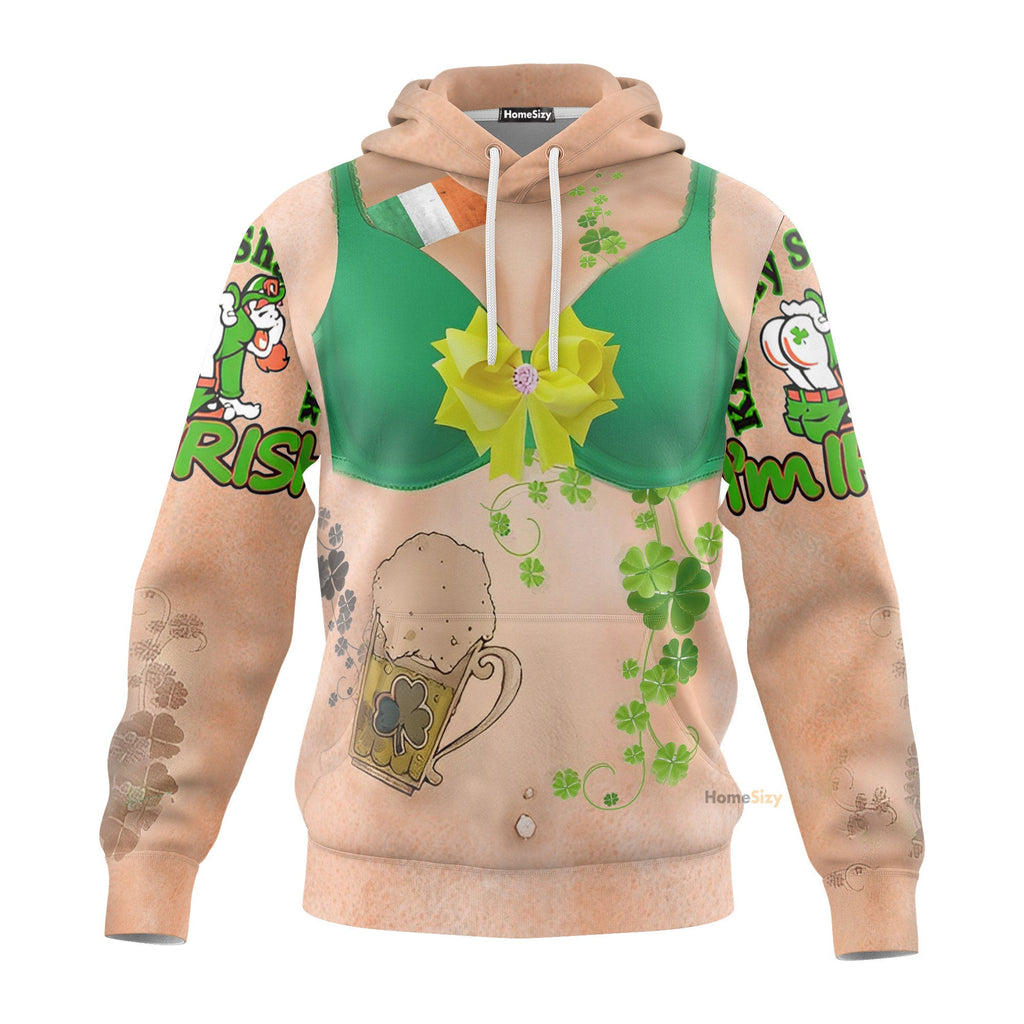 St. Patrick's Day Women Funny Ugly Custom Cosplay Costume T-Shirts Hoodie