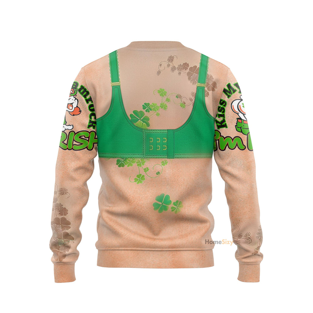 St. Patrick's Day Women Funny Ugly Custom Cosplay Costume T-Shirts Hoodie