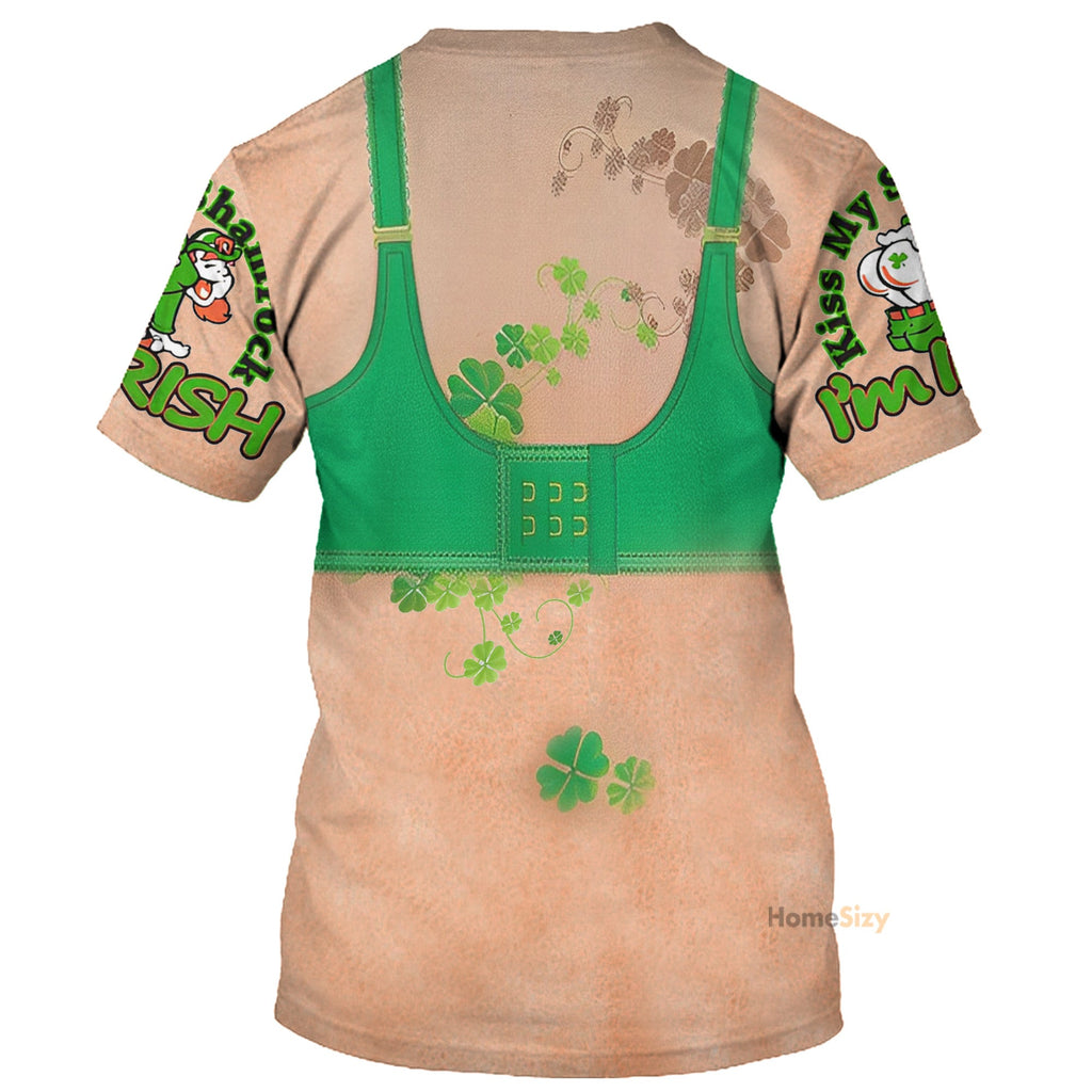 St. Patrick's Day Women Funny Ugly Custom Cosplay Costume T-Shirts Hoodie