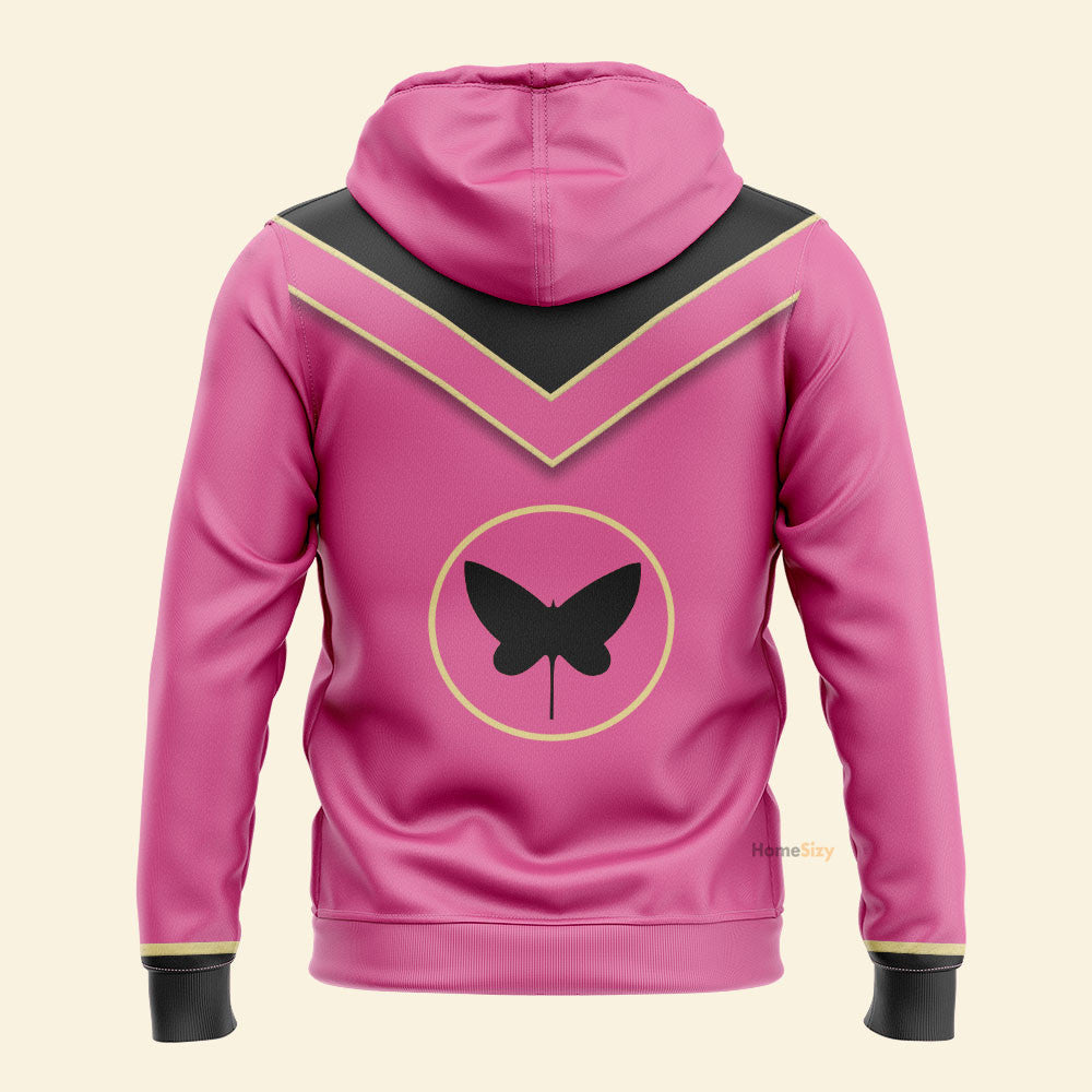 Pink Power Rangers Mystic Force Cosplay Costume - Hoodie