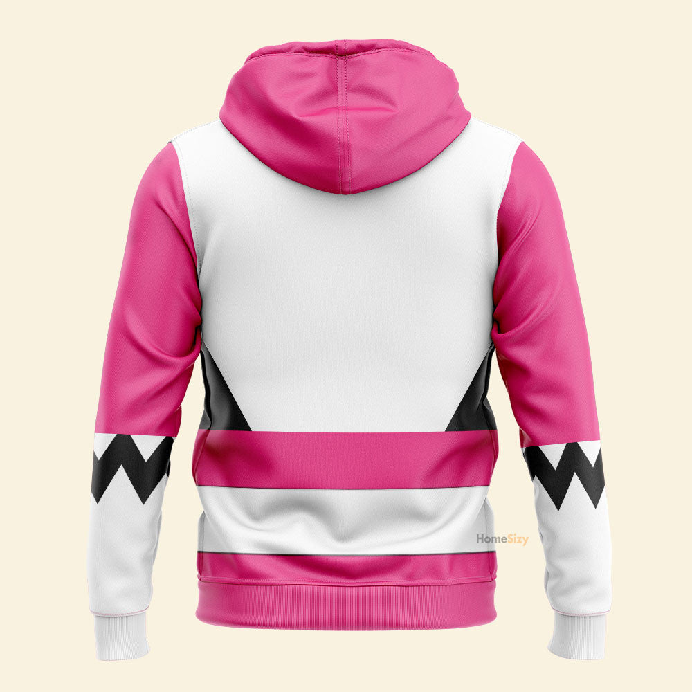 Pink Power Rangers Lost Galaxy Cosplay Costume - Hoodie