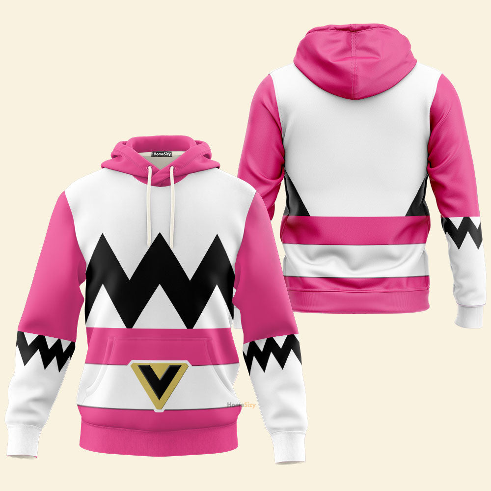 Pink Power Rangers Lost Galaxy Cosplay Costume - Hoodie