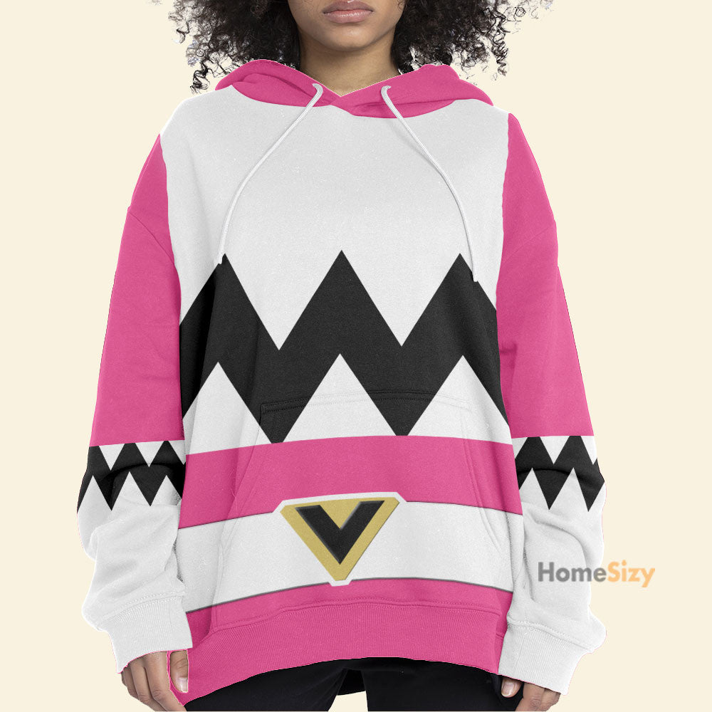Pink Power Rangers Lost Galaxy Cosplay Costume - Hoodie