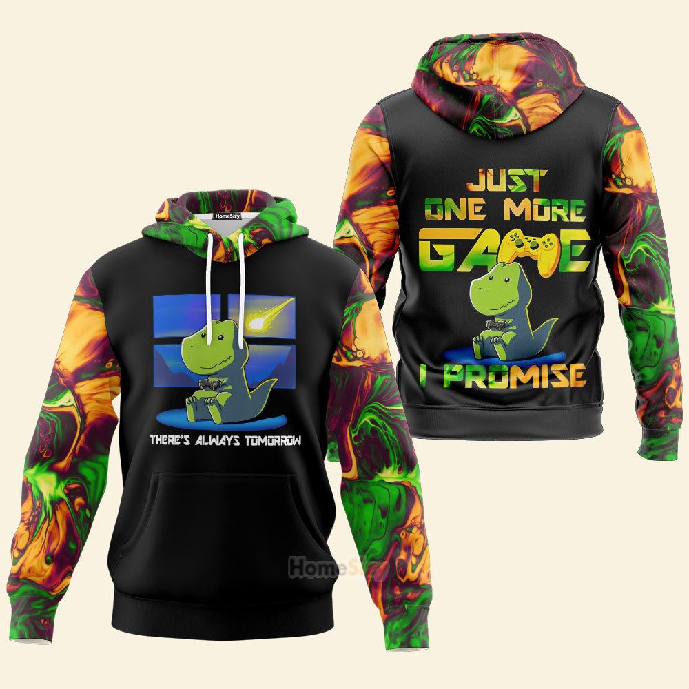 Dinosaur Just One More Game TTM Hoodie