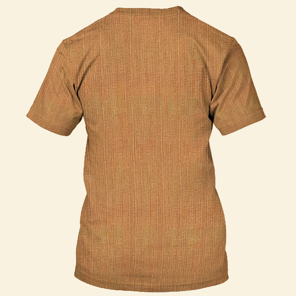 Wooden Guitar Custom Cosplay Costume - Hoodie QT4100701