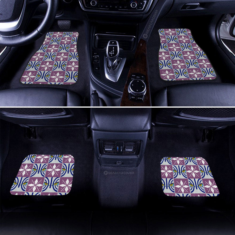 Demon Slayer Car Mats Akaza Car Floor Mats Demon Slayer Car Floor Mats