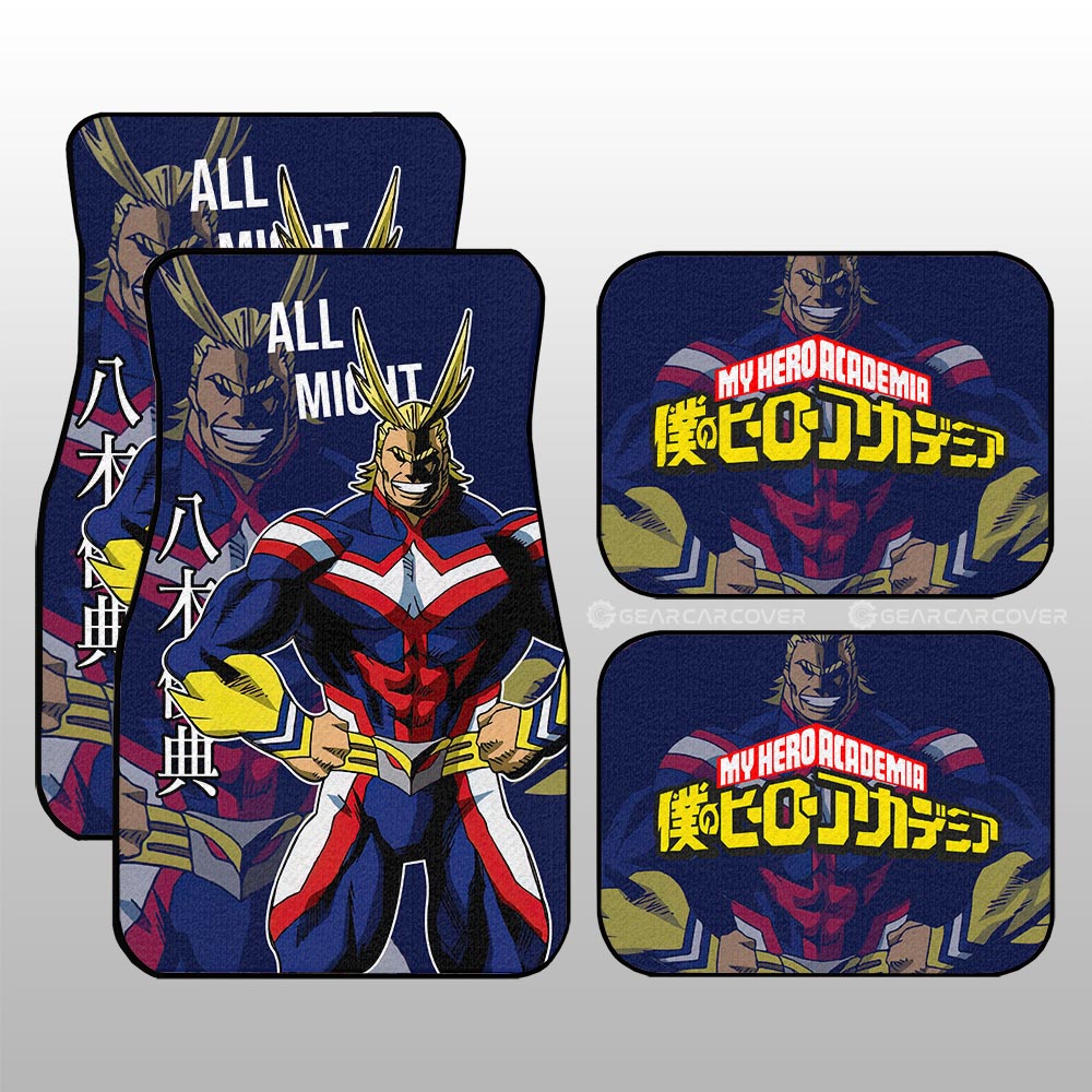 My Hero Academia Car Mats All Might Car Floor Mats