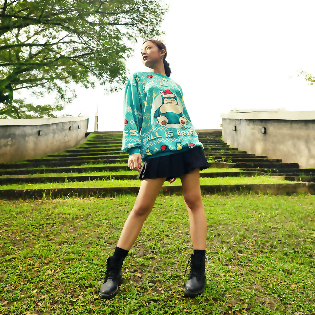 All is Calm All Bright Snorlax Pokemon Ugly Christmas Sweater